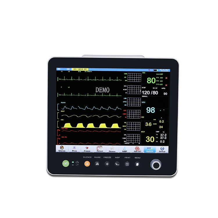 15 Inch Touch Screen Multi-Parameter ICU Patient Monitor with CE