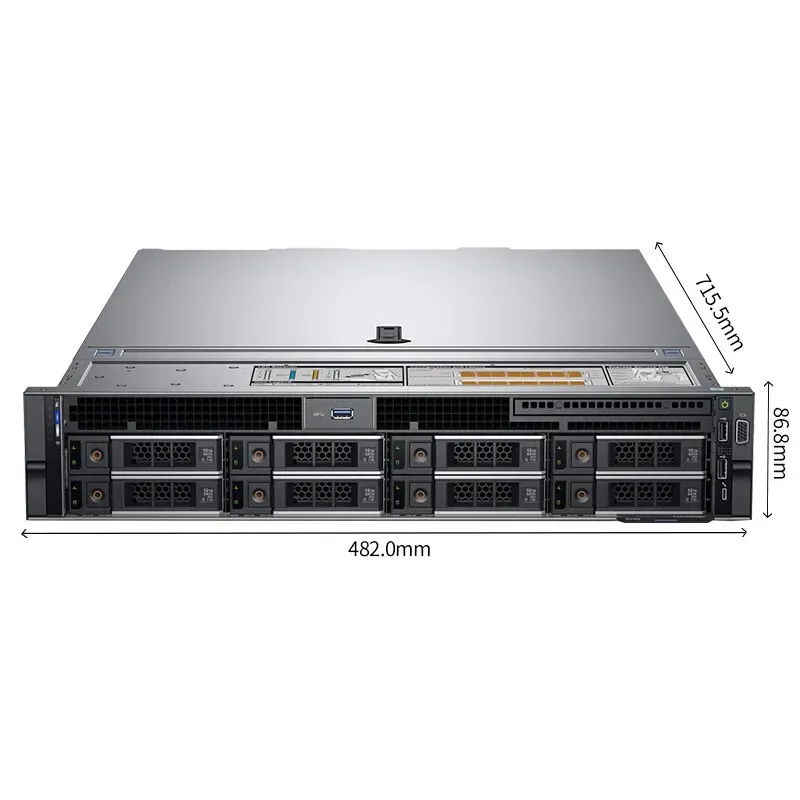 R740 servidor de Internet de ll servidor para rack PowerEdge NAS 2U Caso