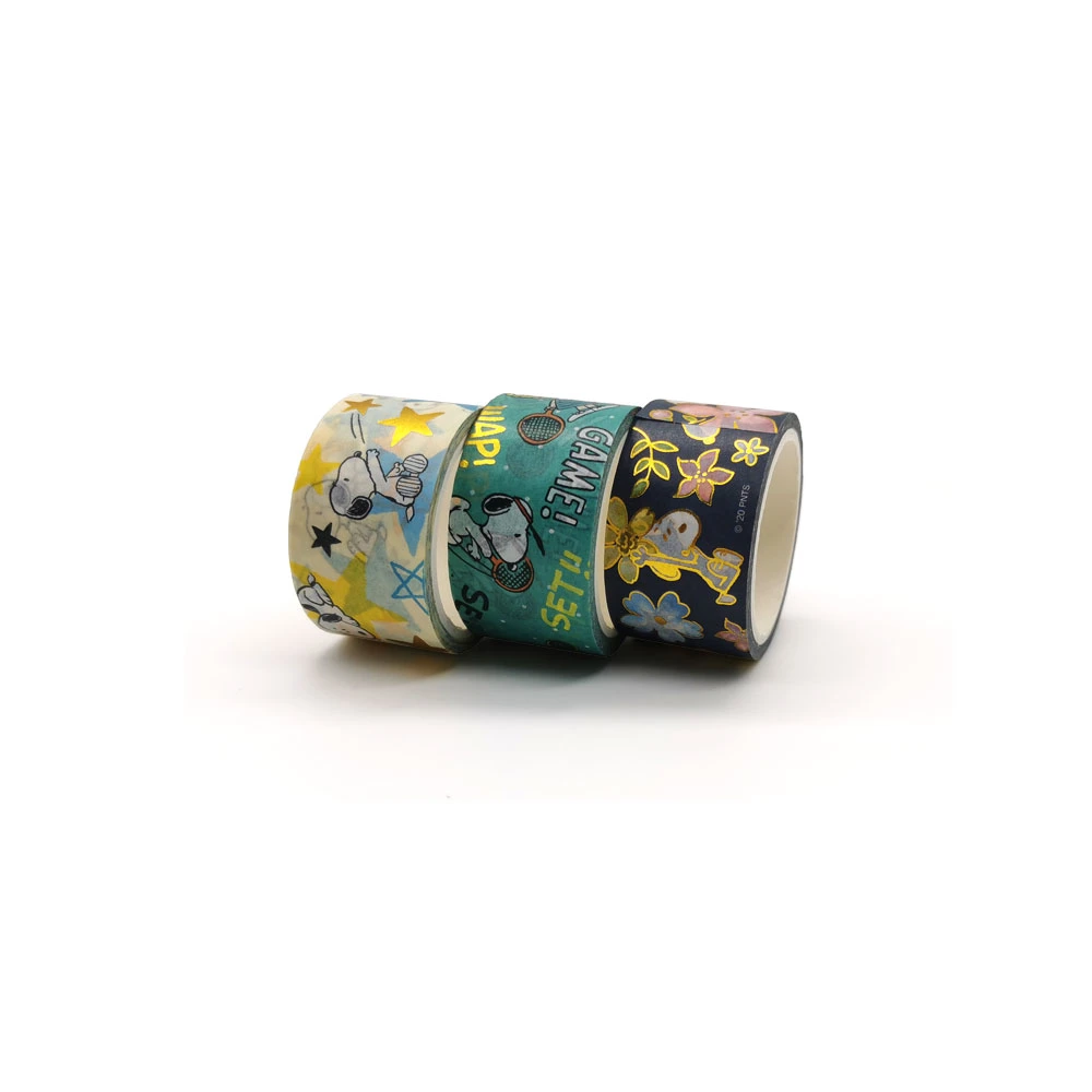 Personalizado de alta calidad de la lámina de oro hermoso Washi Tape