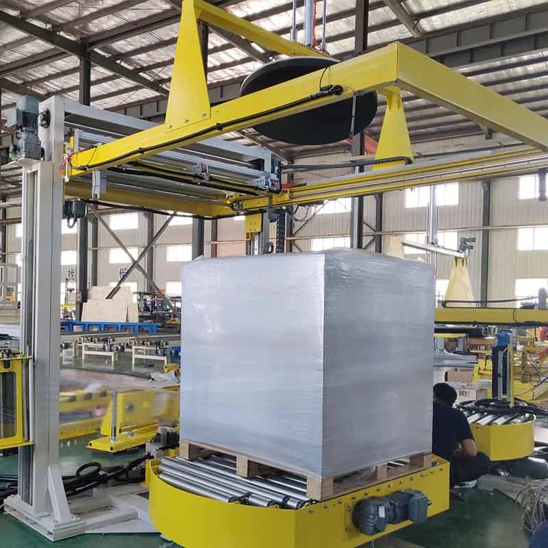 Stretch Film Packing Automatic Pallet Shrink Wrap Stretch Wrapping Machine