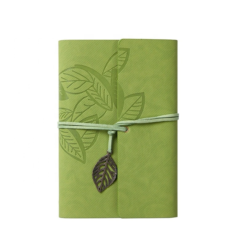 New Arrival Exquisite Loose-Leaf Notebook Custom Logo Faux Leather Cover Agenda Personalizadas