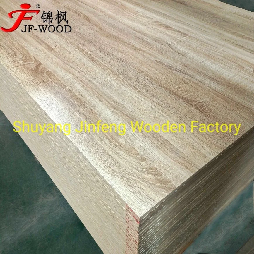 W331 Melamine Wood Grain MDF HDF Plywood 1220*2440*18mm Both Sides Melamine Board