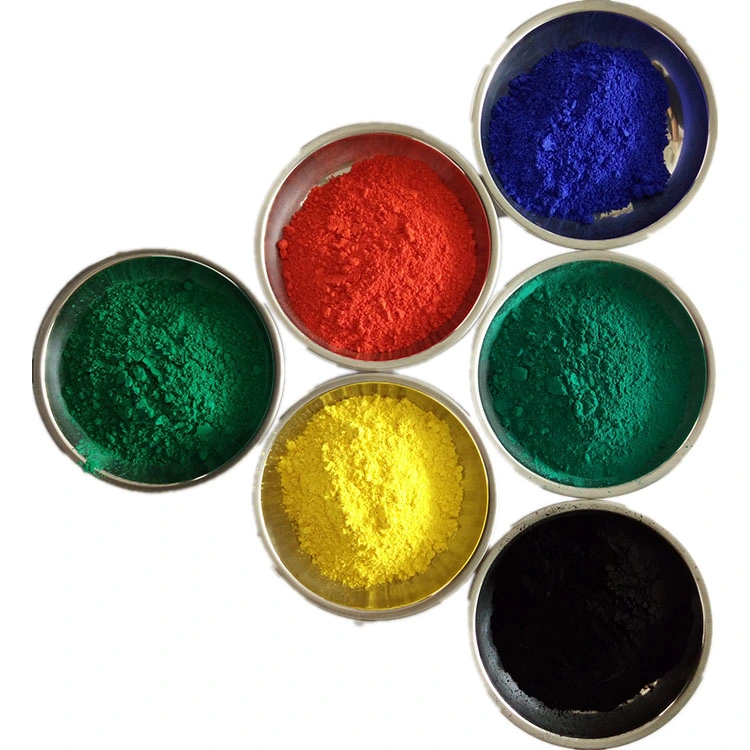 Iron Oxide Red Yellow Blue Green for