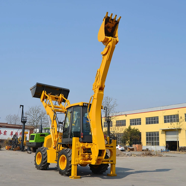 China Farm Small Backhoe Wheel Loader with Price