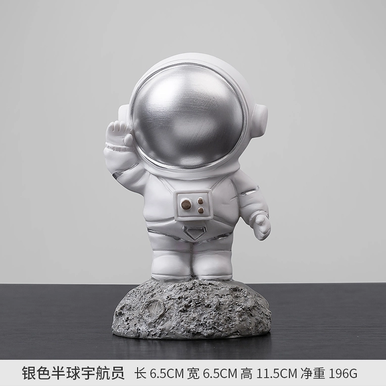 Hg29 Resin Astronaut Figurine Gift Decor Toys Birthday Party Kids Boys Bedroom Home Decoration Spaceman