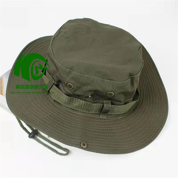 Kango Acu Camo Tactical Boonie Bucket Caps Custom Army Style Camouflage Military Style Boonie Hats