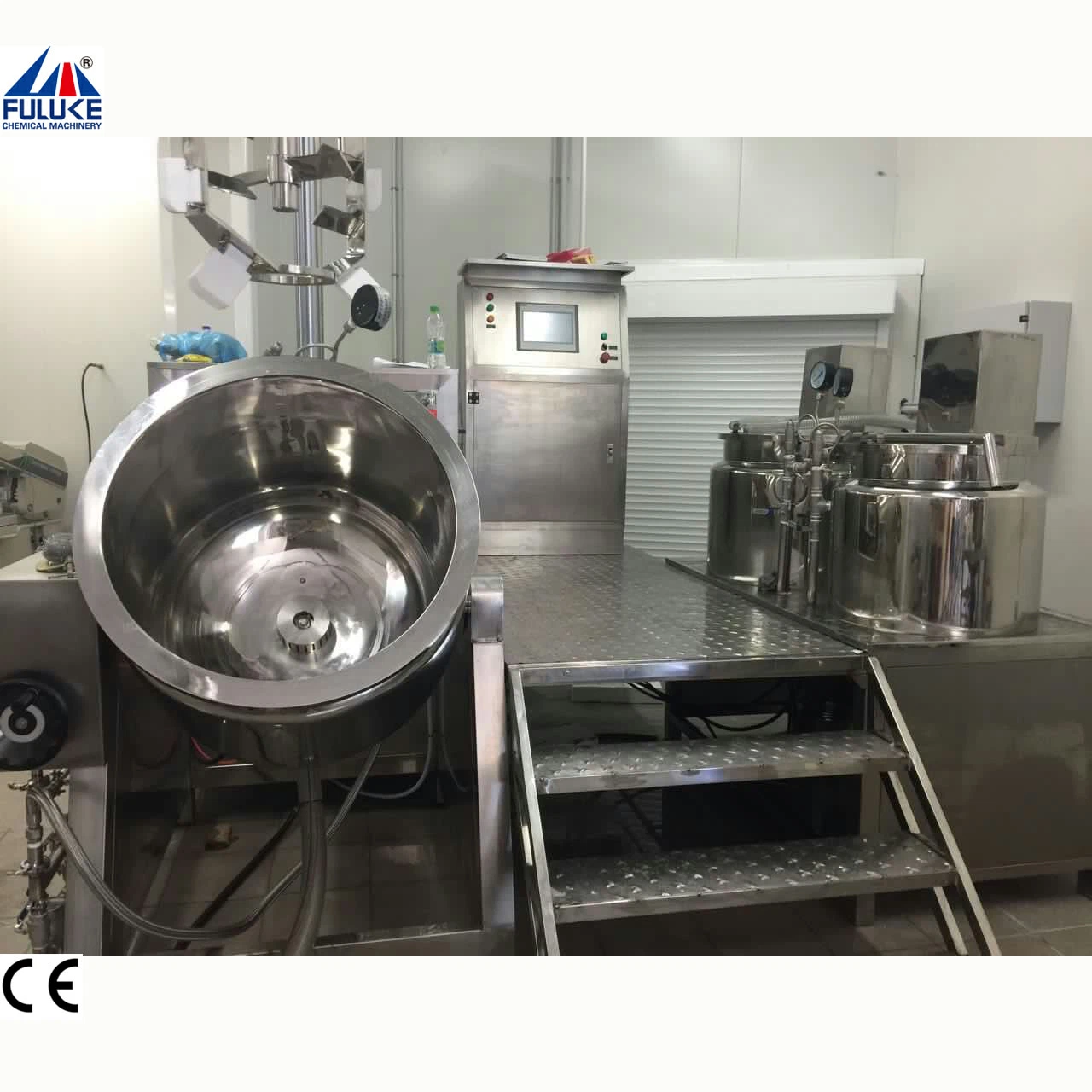 Vacuum Cooler Shoe Sewing Machine Emulsifier Blender Emulsifying Equipment