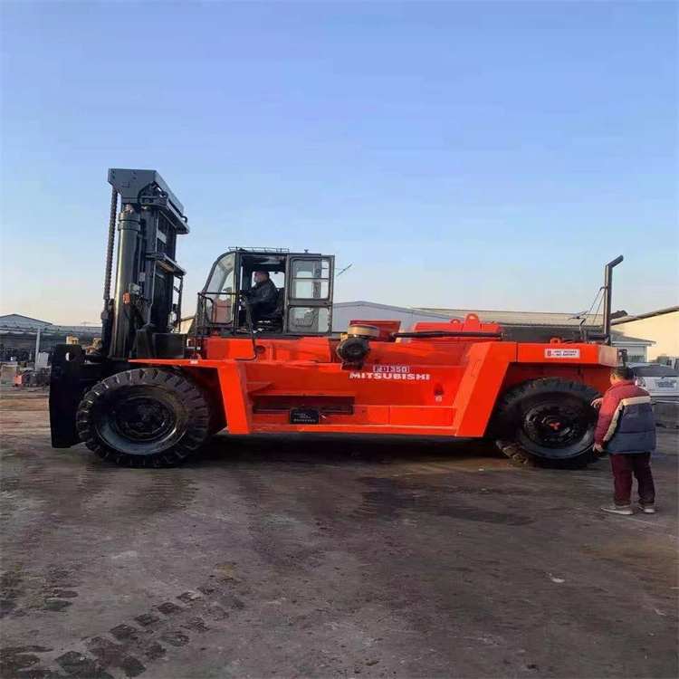 Used Mitsubishi Forklift 35 Tons Construction Machinery in Stock