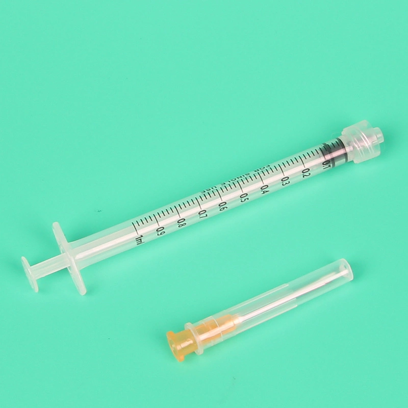 Cheap Disposable Medical Syringe Manufacturer 1ml Vaccine Syringe Needle