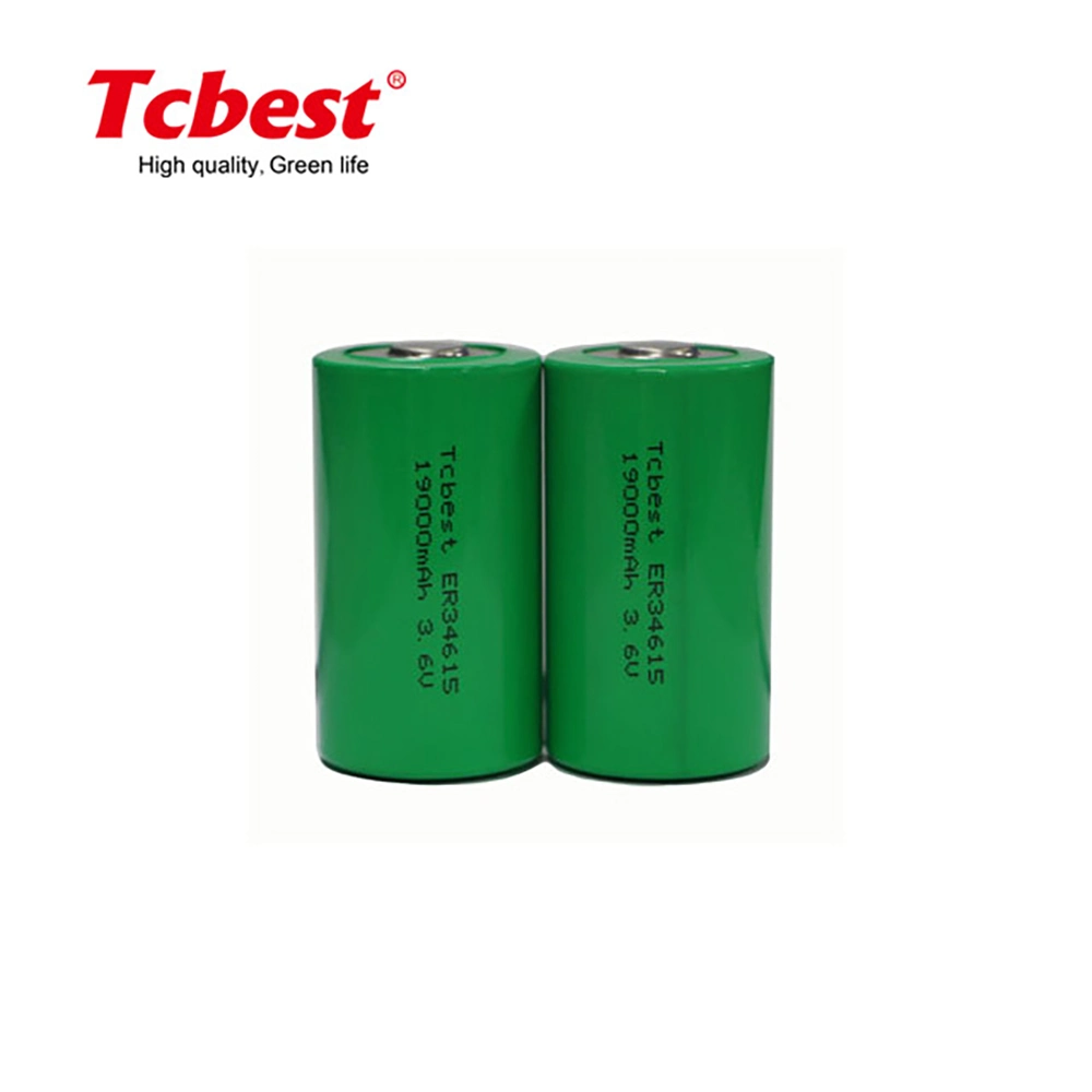 Er D34615 Размер Non-Rechargeable 19000mAh Lisocl2 3,6 литий одноразовые Er34615 аккумулятор для цифровых камер