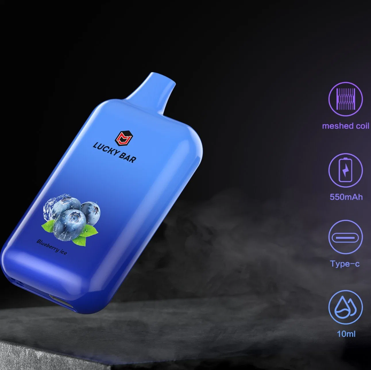 Jomo L3 خرطوشة Vape Atomizer 7000 Puts vape يمكن التخلص منها