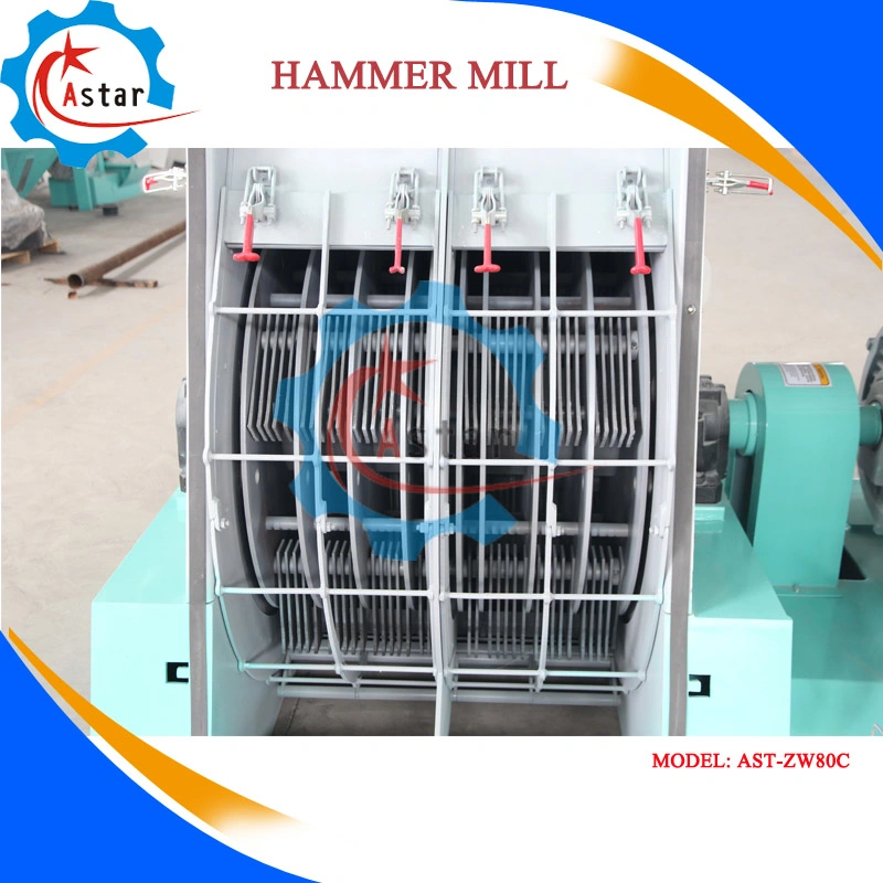 Manufacture Biomass Wood Chips Cereal Grains Chicken Duck Cattle Livestock Poultry Animal Feed Hammer Mill Corn Grinding Hammer Mill