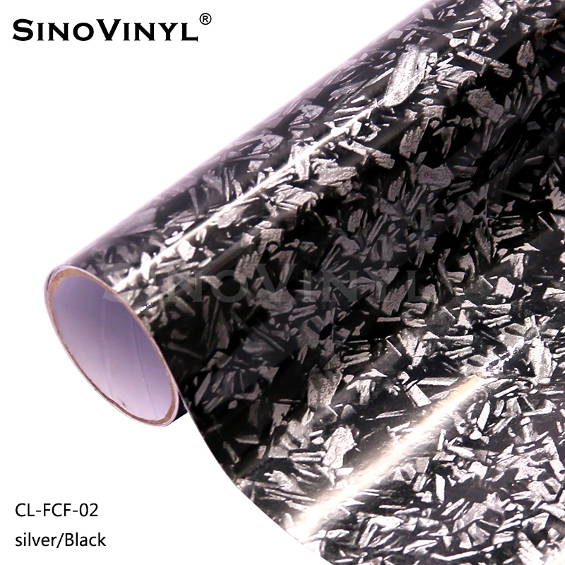 SINOVINYL Forging Pattern High Glossy Surface Gold Black Motorcycle Stickers Car Wrap Foil