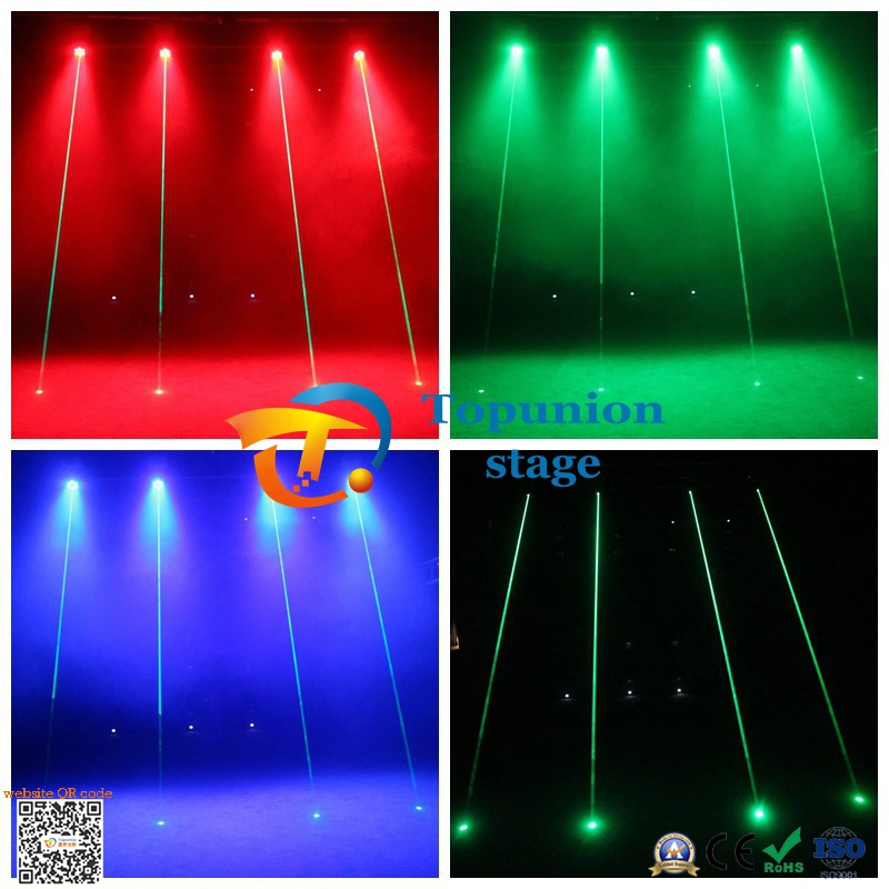 LED 7PCS Multi Image Färbeeffekt Lichter Schütteln Kopf Spot Prismenmuster-Licht Waschen