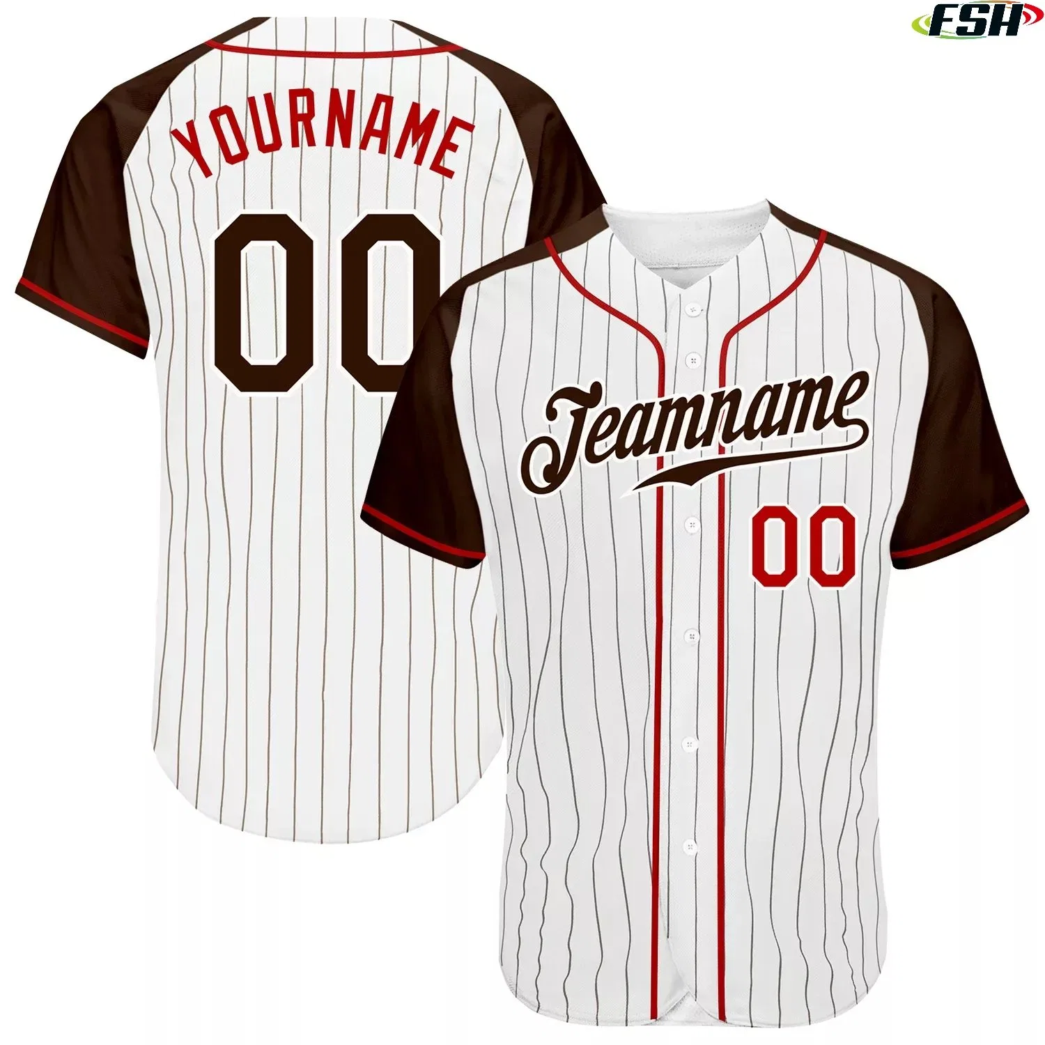 Benutzerdefinierte Jugend Baseball Jersey Sublimation Gedruckt Stickerei Logo Sport Baseball Hemd