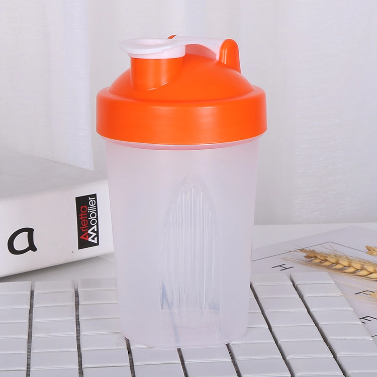 Agitador de proteínas personalizado de 400ml garrafa W/Ss bola para o ginásio e o desporto