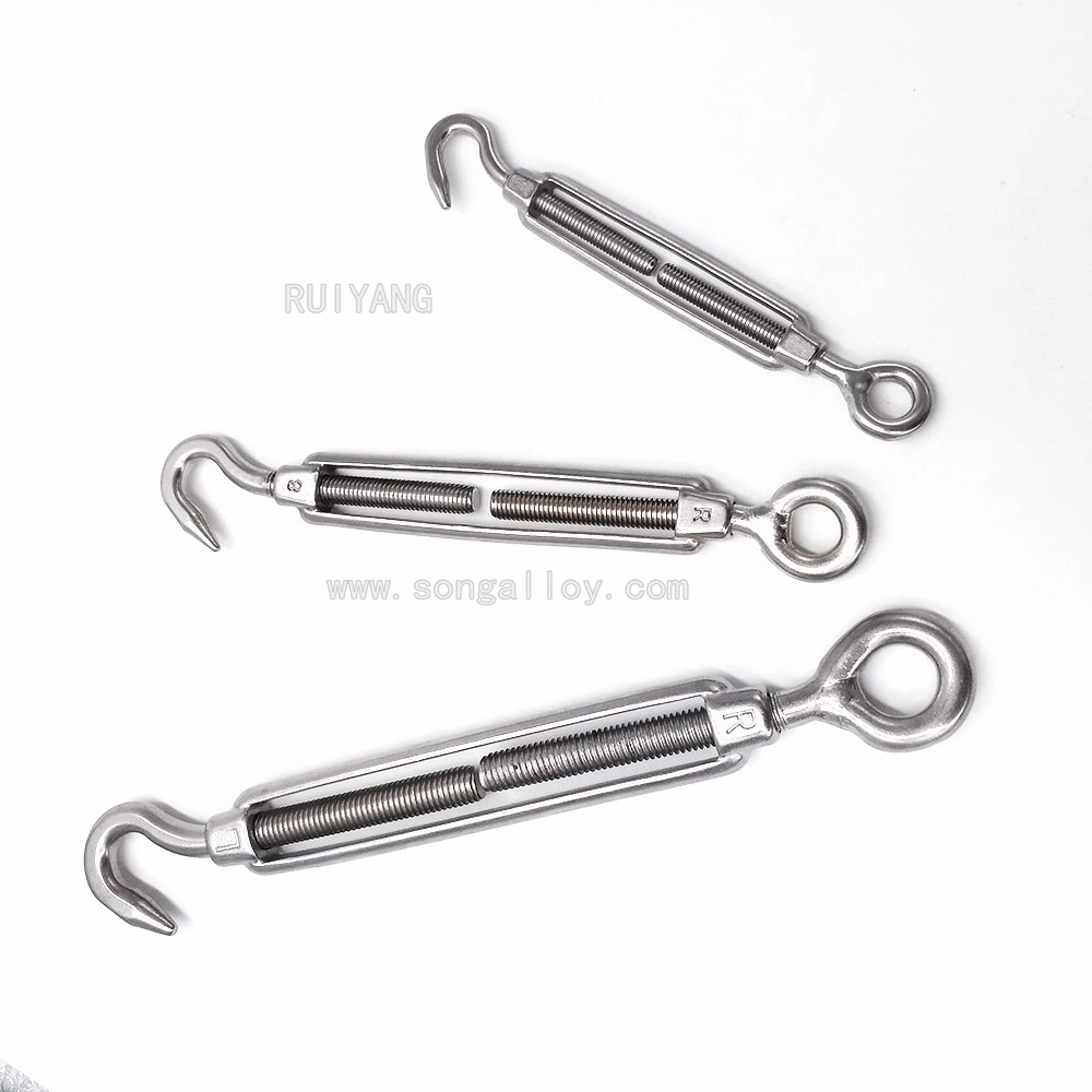 Stainless Steel Turnbuckle with Hook&Eye / Hook&Hook / Eye&Eye /Jaw&Jaw