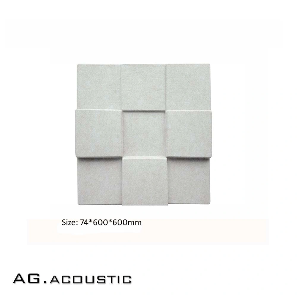 AG. Acoustic Decorative Material 3D Polyester Fiber Sound Absorption Wall Tiles