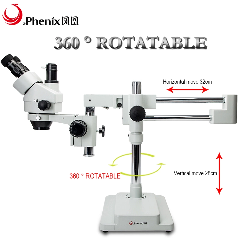 Zoom 3,5X-180X microscopio digital con cámara y pantalla LCD para Inspección XTL-165-DW