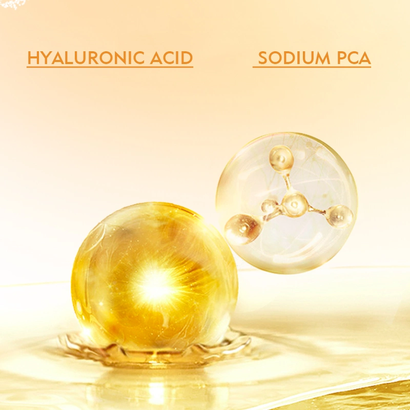 Vitamine C Naturelle taux sérique de l'acide hyaluronique liquide Swiss Apple avec des cellules souches pour le visage antivieillissement organique hydratant