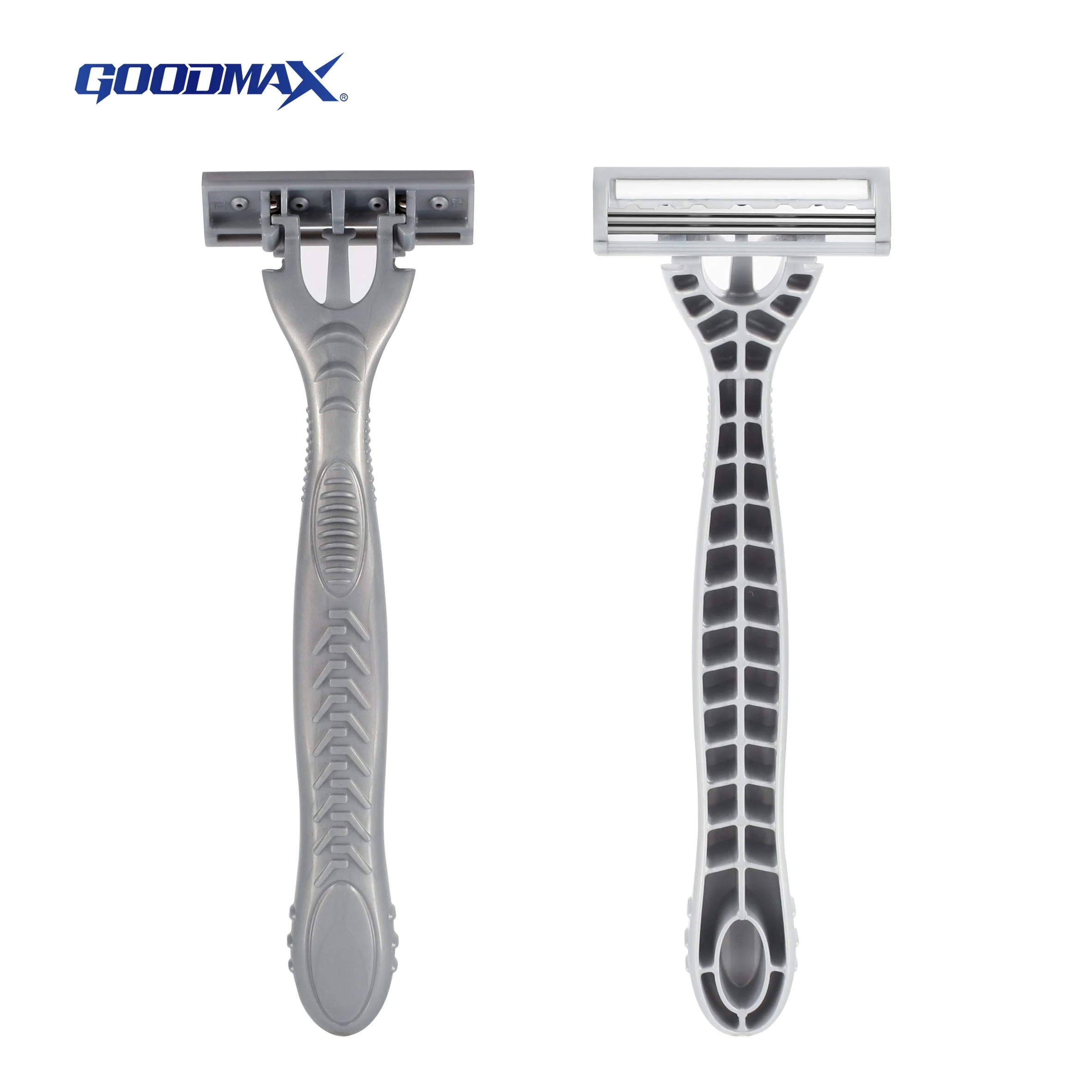 Popular Economically Triple Blade Razor with Plastic Handle