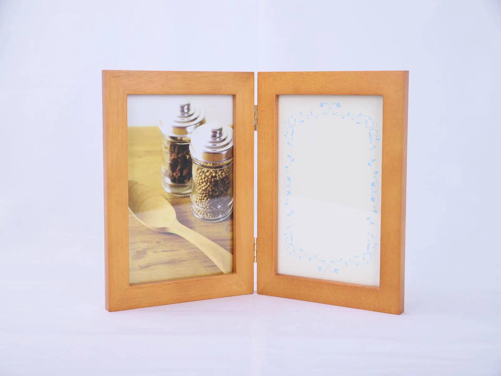 Custom Design Resin Photo Picture Frame Wood Grain Decorative Home Promotion Gift Display Promotional Gift PS MDF Custom Advertising Light Box Art