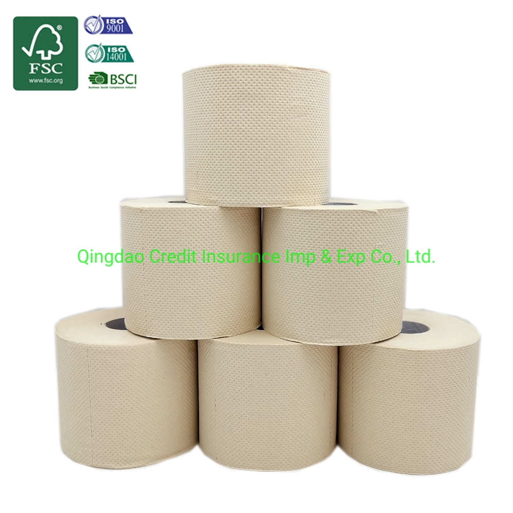 Fsc Unbleached Ecological Bamboo Toilet Paper Custom Logo