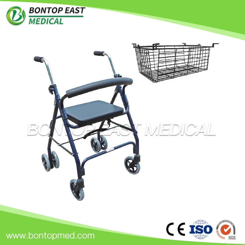 Capacity Disabled Walking Aid High quality/High cost performance  Rollator Aluminum Rollator Walker Adult Walker