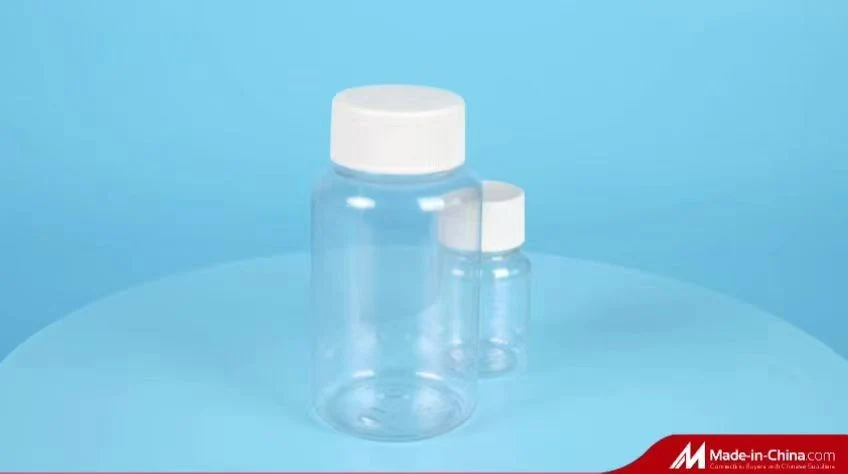 Transparent Empty Container Clear Plastic Packaging Medicine Capsule Pill Bottles