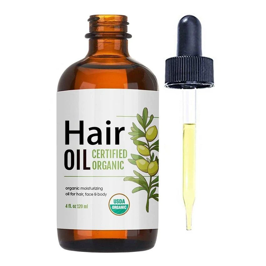 Private Label Professional Haircare Natural Organic Hair Growth Oil for Black Women