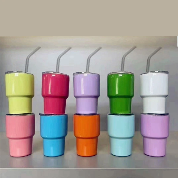 2oz Nuevo diseño vacío aislado tubo de acero inoxidable Mini Tumbler Regalos de acero inoxidable taza de café Juego de vasos