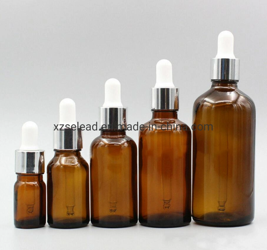 Private Label 5ml 10ml 20мл 1 унции 50ml 100 мл Удалите желтые Dropper стеклянную бутылку с противодифтерийной сыворотки стеклянные бутылки со шкалой