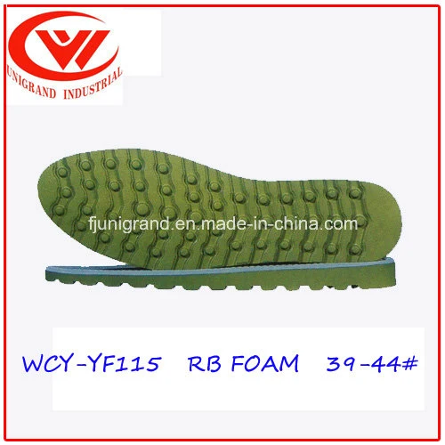 Rubber Outsole Outdoor Shoes Sole with Rubber Foam