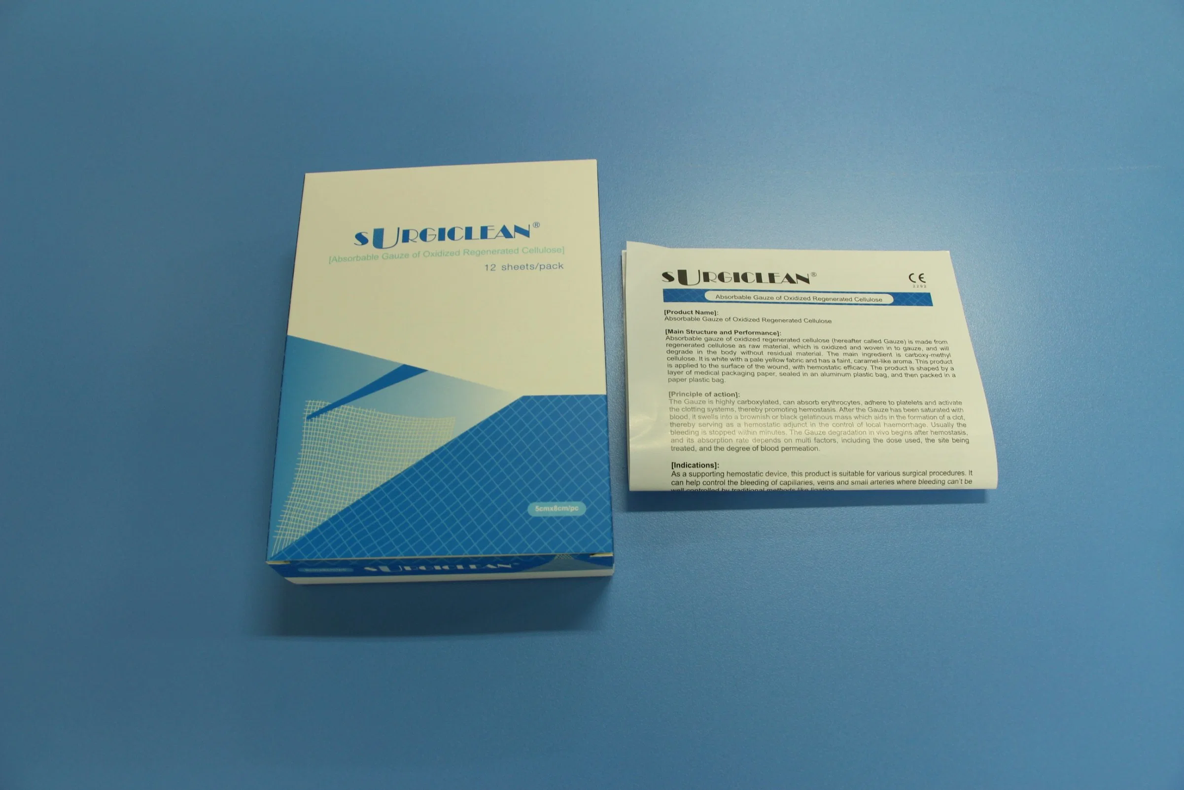 CE OEM Medical Supplies Absorbent Gauze for Hospital Hemostatic Sterile Cellulose Medical Gauze