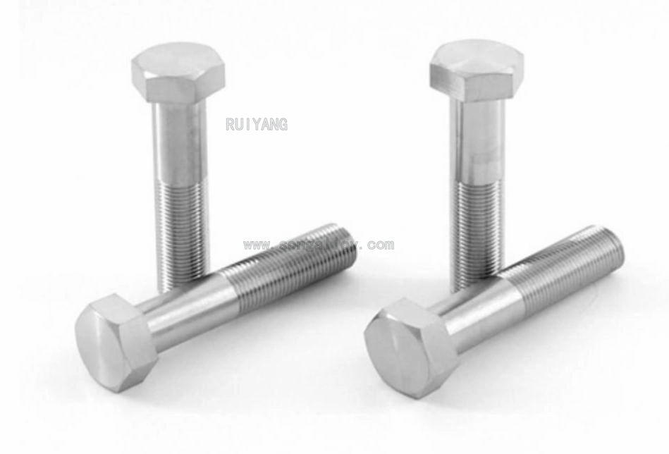 DIN 960 титана с шестигранной головкой Shank-Fine Bolts-Reduced резьба