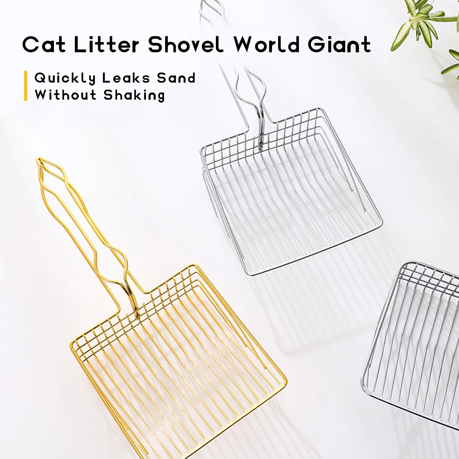 Hands-Free Holder for Most Standard Litter Scoops