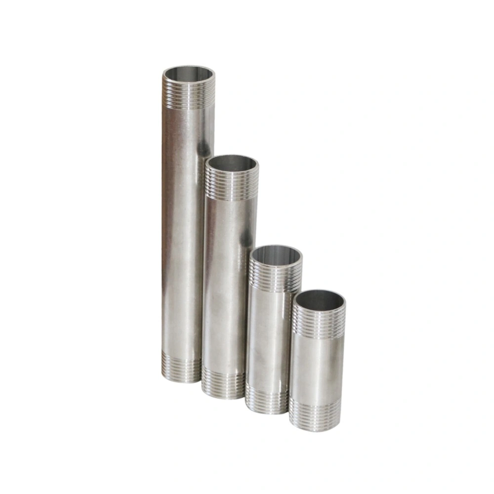 8/10/15/20cm 1" Male Thread Double Head 304 Stainless Steel Tube