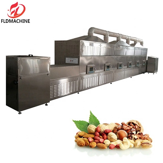 Industrial Microwave Tea Leaf Drying Sterilization Machine