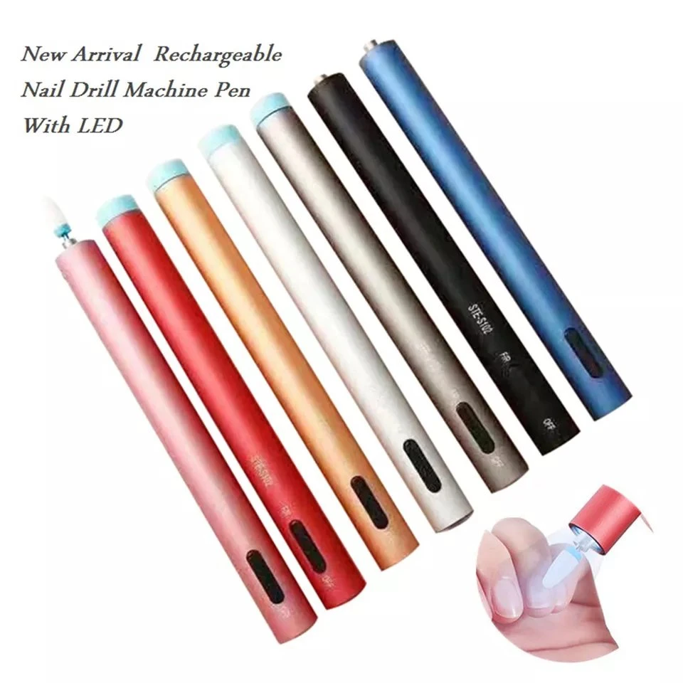 Wiederaufladbare Mini-Nail Drill Pen Maschine Elektrische Nagelfeilen