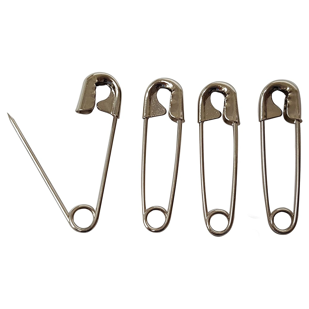 Manufacturer Produces 32mm Gourd Shaped Safety Pins for Garment Hangtags