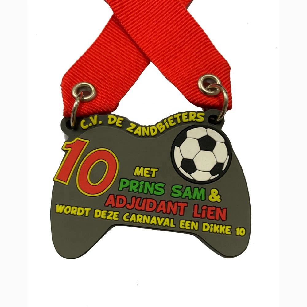 Promotional Souvenir Sport Soft PVC Plastic Miraculous Rubber Fancy Medal for Child