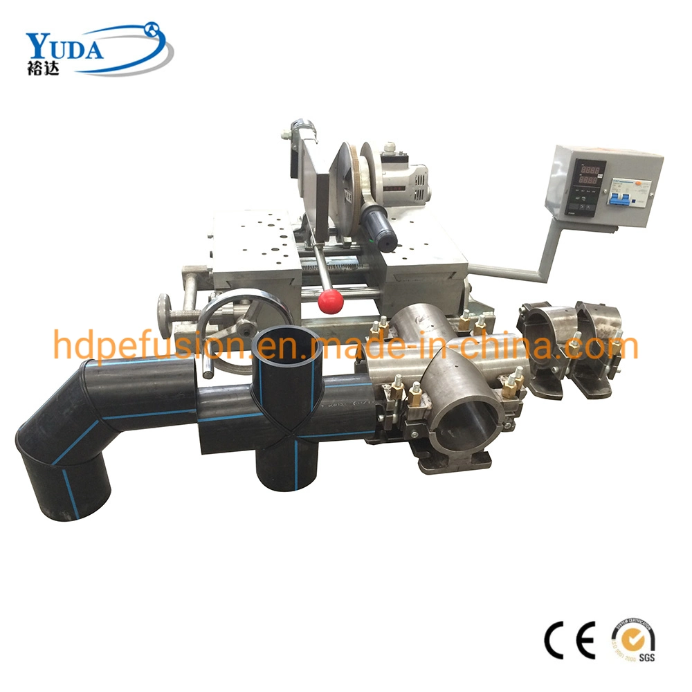 90mm HDPE Fabrication Welding Machine for Elbow Tee Cross Fittings