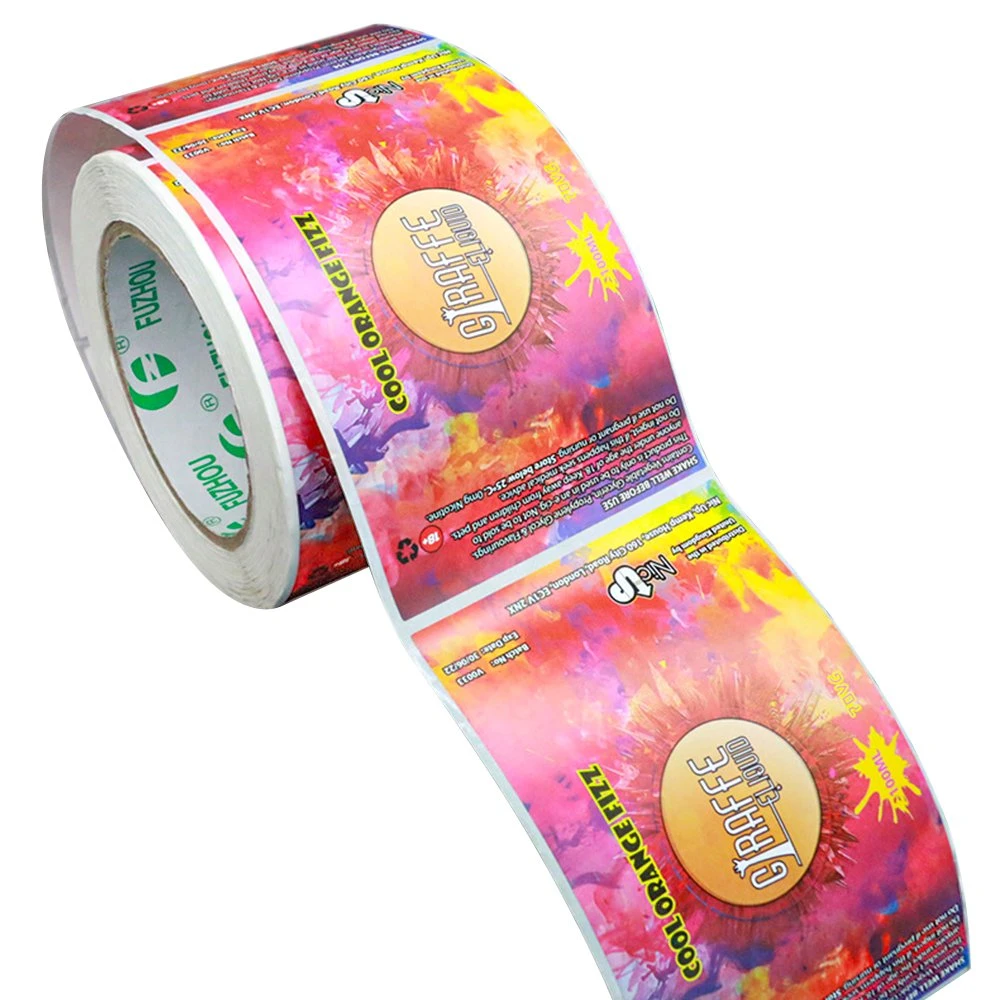 Hot Selling Custom Printing Private Brand Logo Round Label Sticker Waterproof Round Packaging Label