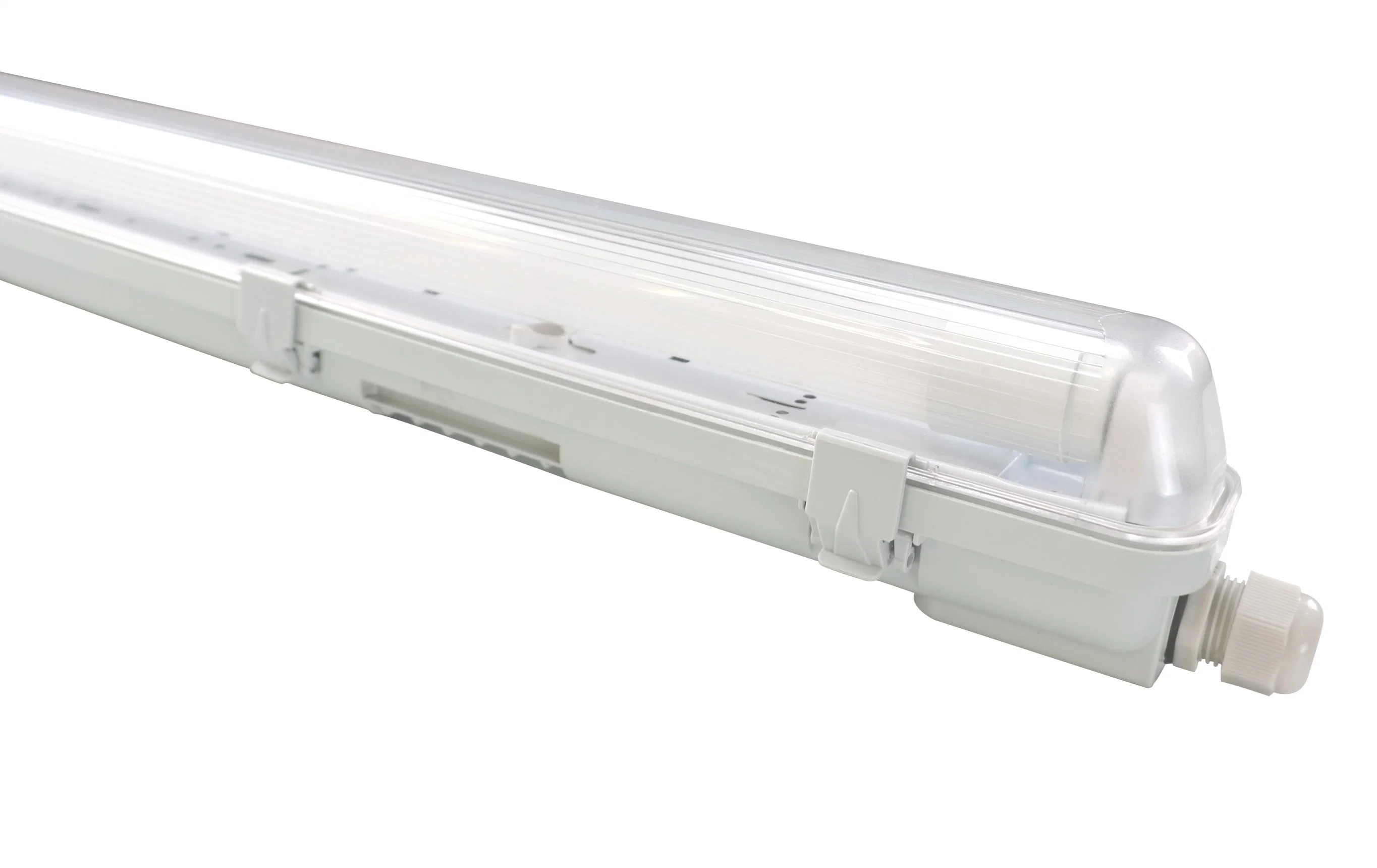 IP65 Ik08 Waterproof Lighting Fitting Fixture for T8 LED Tubes