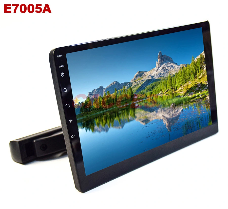 Moniteur d'appuie-tête Android car TV 10.1'', tablette de voiture 1080P IPS Touch Écran pour siège arrière, appuie-tête voiture lecteur vidéo prise en charge 5g WiFi/Bluetooth/HDMI/FM/USB/Mirro Lin