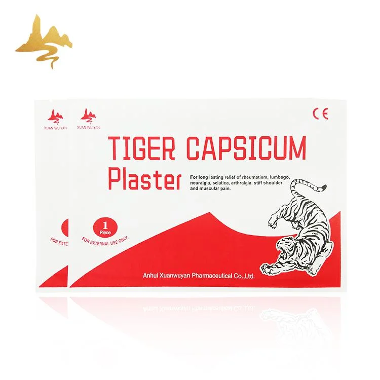 Customized Size 100% Natural Herbal Chili Tiger Pain Relief Plaster for Body