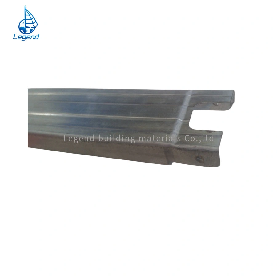 Anticorrosive Indoor Decoration Project Steel Structure Construction Ceiling Grid Furring Channel