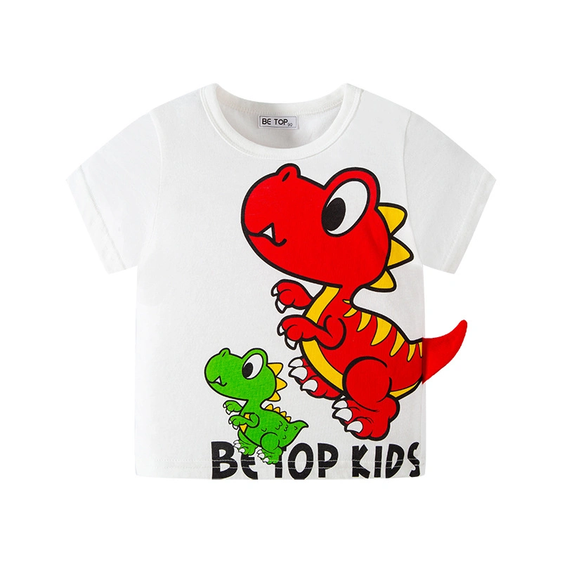 Children&prime; S Short-Sleeved T-Shirt Summer Children&prime; S Clothing Cartoon Tops