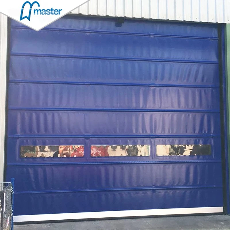 Rapid High Speed Roll up Sliding Stacking PVC Industrial Stacked Fast Door Manufacturer