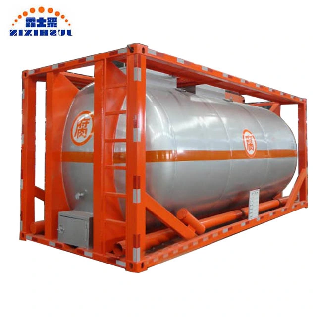 Hot Selling ISO Standard 20-Foot T4 Acrylic/Chemical Liquid Carbon Steel Tank Container